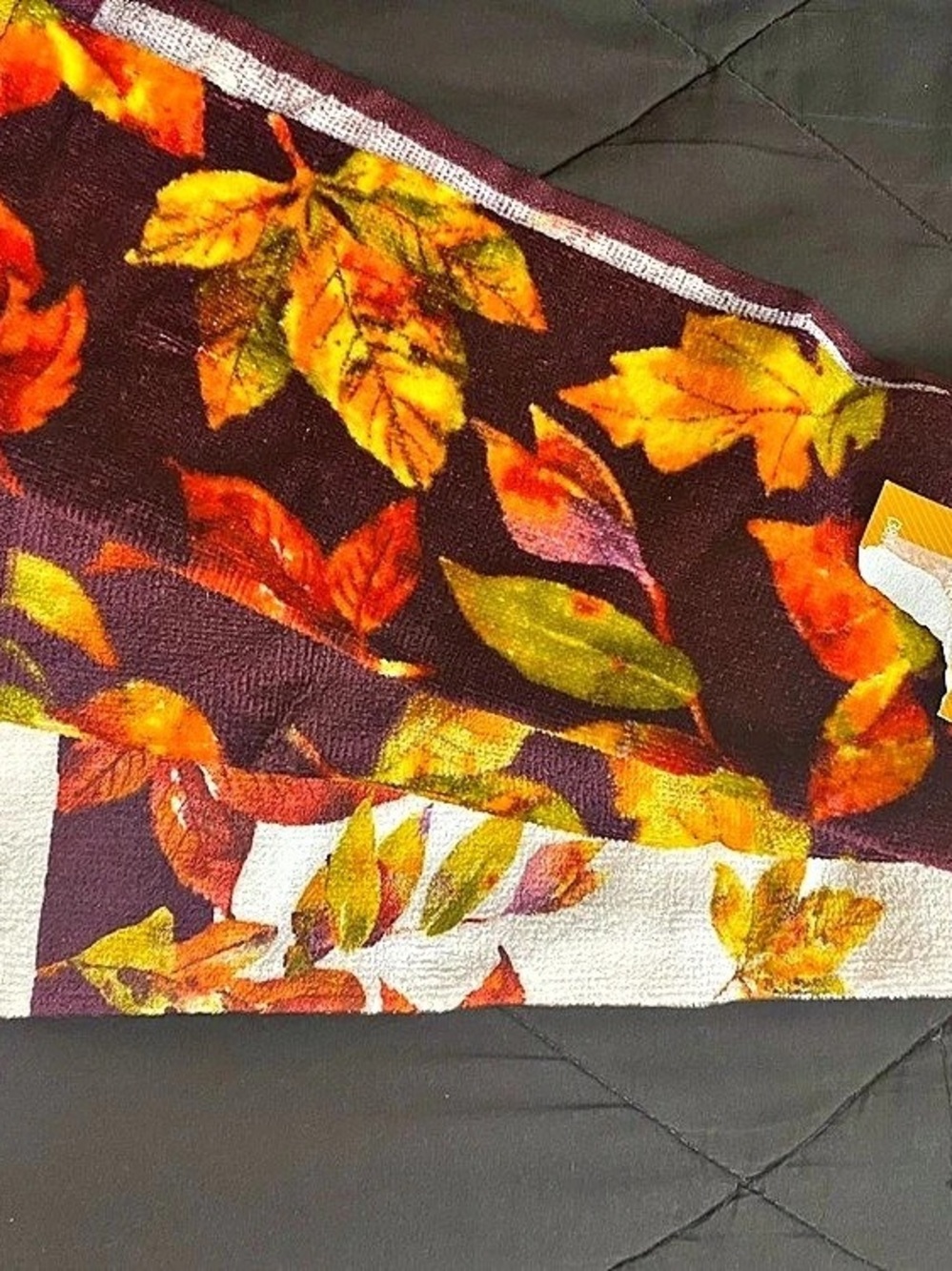 Way to Celebrate Harvest Leaf Kitchen Towels 2-Pack